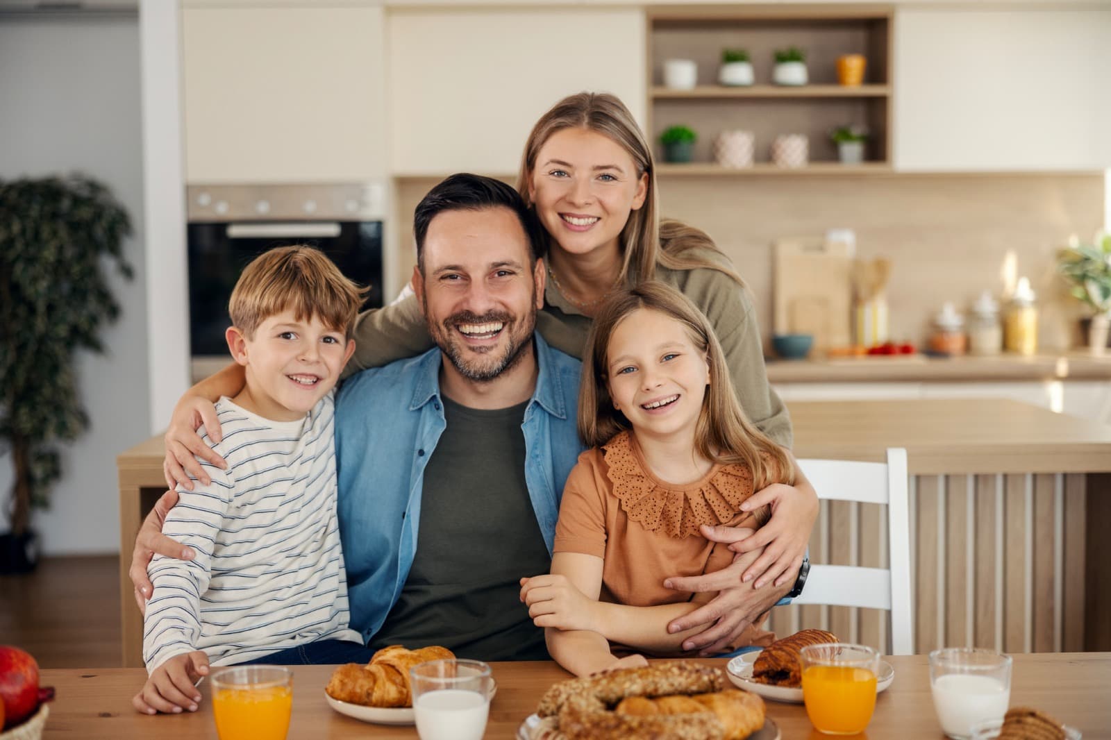 Famiglia a casa